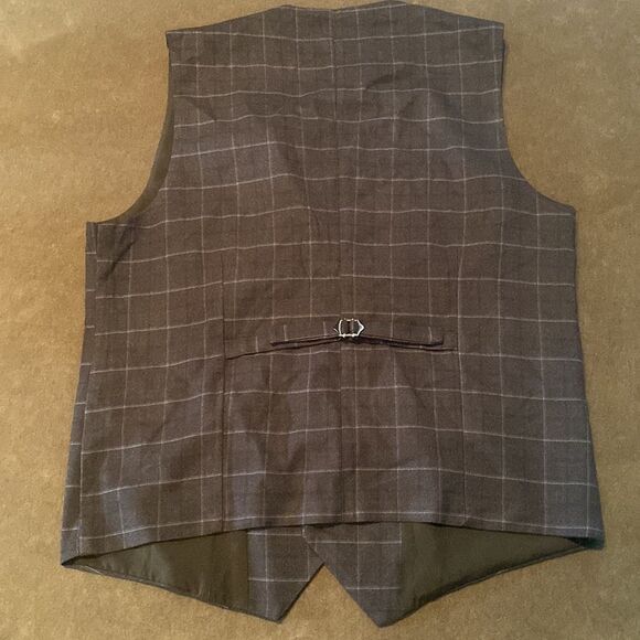 Men’s Mogu Plaid 3 Piece Suit Size 40 Jacket 36 Pants NWT - Picture 13 of 13